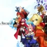 Fate/EXTRA Record key art featuring Saber, Archer, and main cast on white background