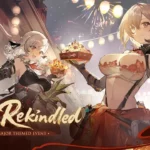 Life Rekindled event artwork in Girls’ Frontline 2 Exilium featuring Qiuhua and Sabrina at a festival