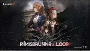 Girls’ Frontline 2 Mímisbrunnr’s Loop event banner featuring characters Peri and Springfield