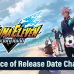Inazuma Eleven: Victory Road release date change graphic