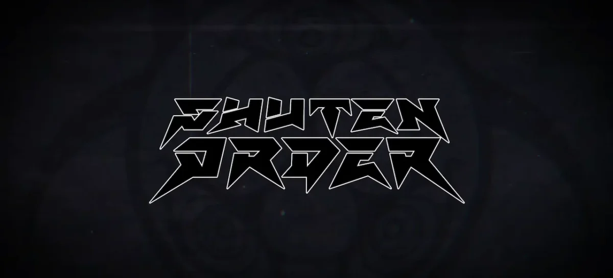 SHUTEN ORDER logo with black text on a dark gray background