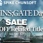 Steins;Gate Day sale banner from Spike Chunsoft with 80% off related titles