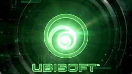 Green-tinted Ubisoft logo symbolizing digital ownership and corporate control concerns