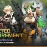 The official Targeted Procurement banner for Belka, Groza, and Colphne from the Belka and Andoris GFL2 guide.