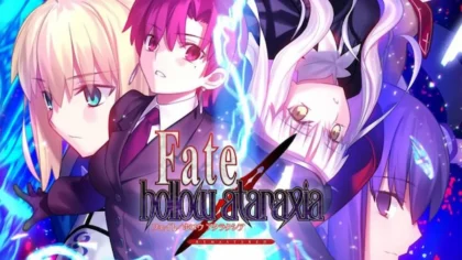 Fate / Hollow Ataraxia key art featuring Saber and Bazett
