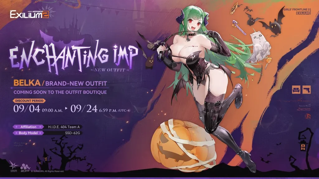 Belka in Enchanting Imp outfit