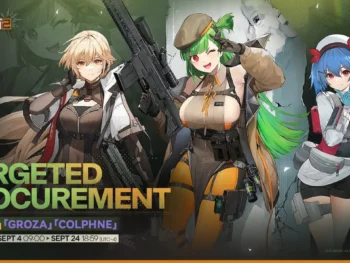 Belka, Groza, and Colphne featured in September 2025 Girls’ Frontline 2 banner