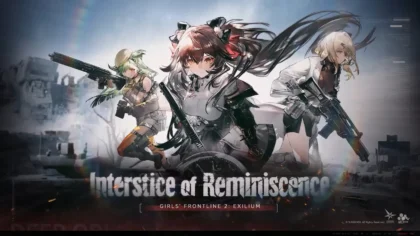 Interstice of Reminiscence Part One event artwork for Girls’ Frontline 2 Exilium featuring featured T-Dolls