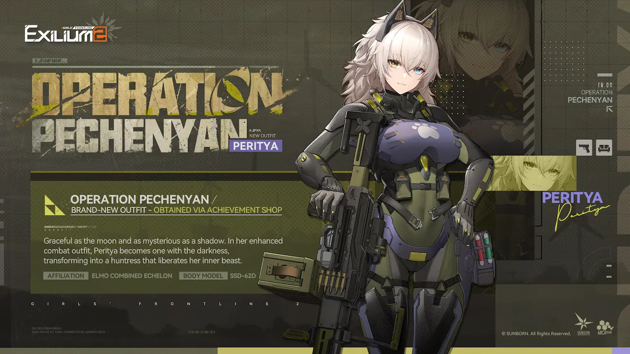 GFL2 Peritya combat suit