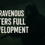 Fan-made mockup image for Intravenous 3 with masked figure and rifle