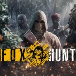 Promotional image for Metal Gear Solid ?: Snake Eater’s “Fox Hunt” event, showing camouflaged soldiers in a dense forest with the event logo.