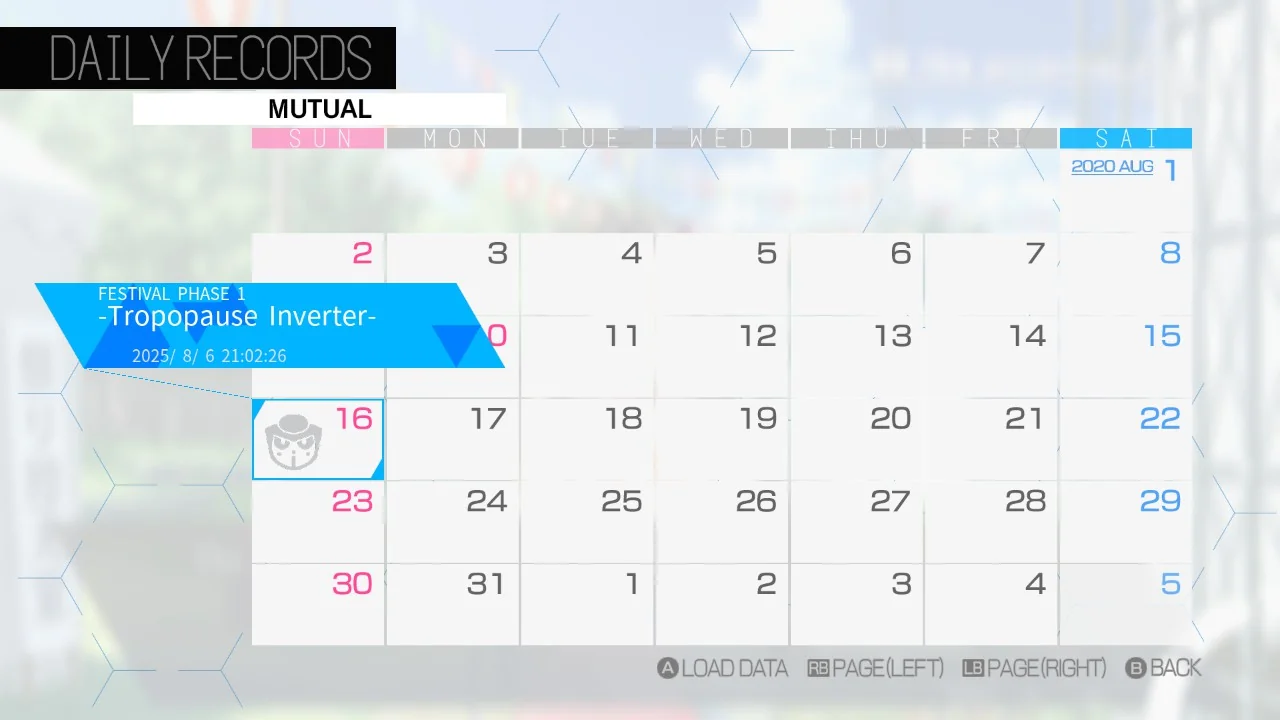 Daily Records calendar showing Tropopause Inverter route Phase 1 in Robotics;Notes DaSH