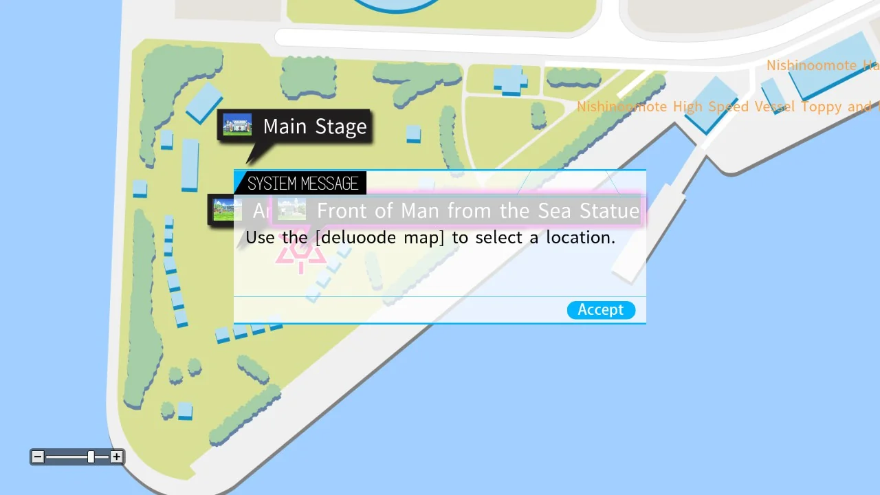 Deluoode Map interface in Robotics;Notes DaSH