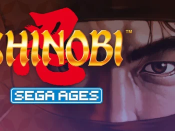 SEGA AGES: Shinobi cover art featuring Joe Musashi with the game logo