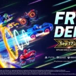 Sonic Racing: CrossWorlds key art showing Sonic and friends racing