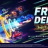 Sonic Racing: CrossWorlds key art showing Sonic and friends racing