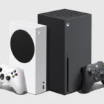 Xbox Series S and Xbox Series X consoles side by side against a white background