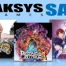 Promotional banner for the Aksys Games sale from 10/20 to 10/31, featuring the video games Jack Jeanne, Blazing Strike, and 7's Scarlet.