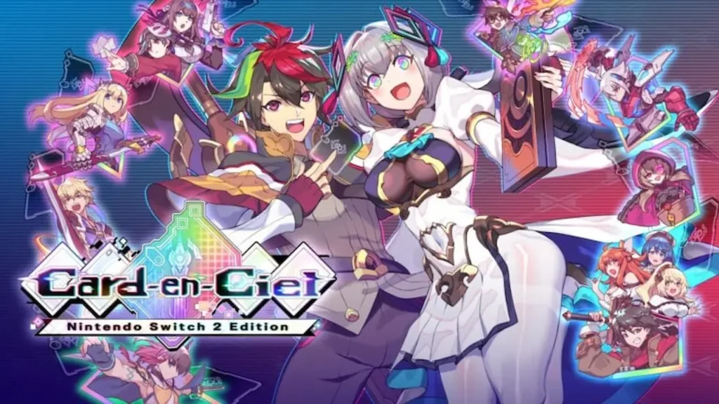 Card-en-Ciel Nintendo Switch 2 Edition key art showing main characters and logo.