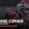 Inverse Cipher limited time event banner for Girls’ Frontline 2 Exilium showing enemy units and armored soldiers