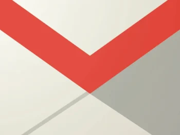 The official red, white, and gray Gmail envelope logo icon.