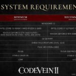Code Vein II PC graphics settings and performance targets