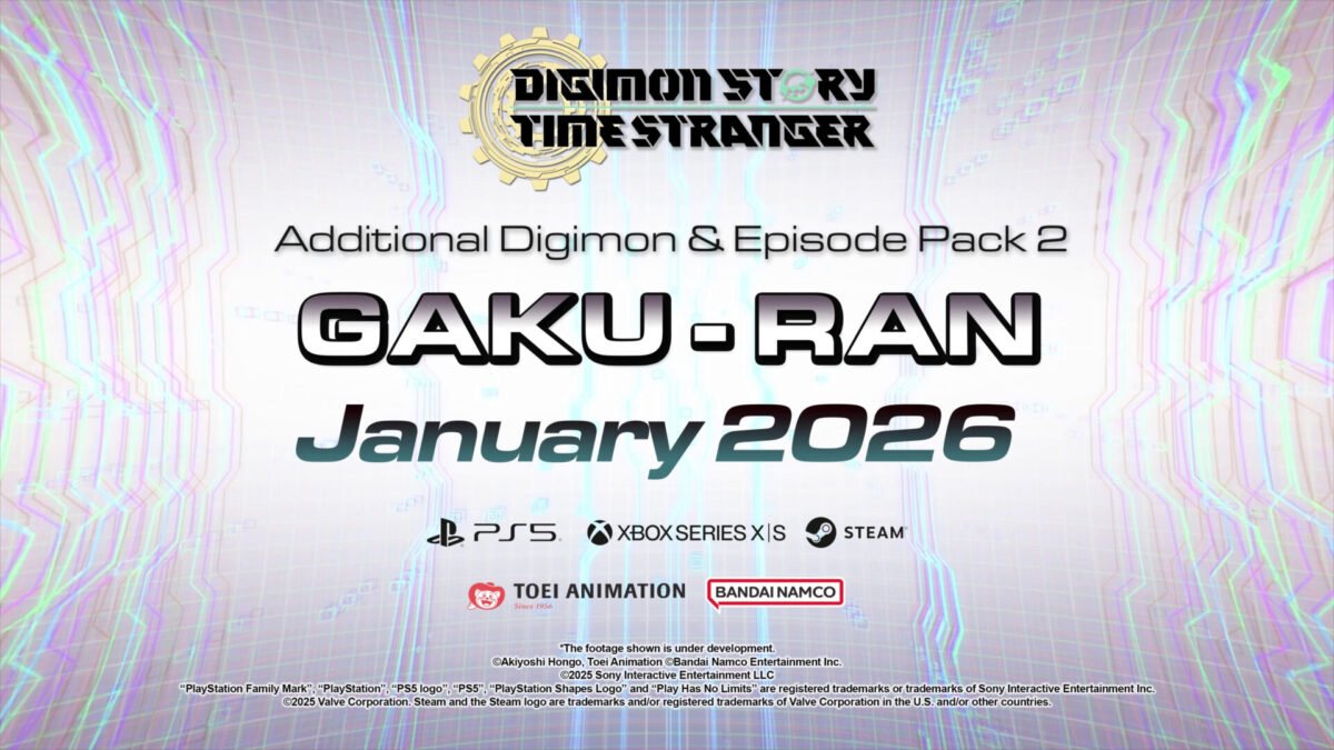 Digimon Story Time Stranger BAN-TYO Group GAKU-RAN DLC release image