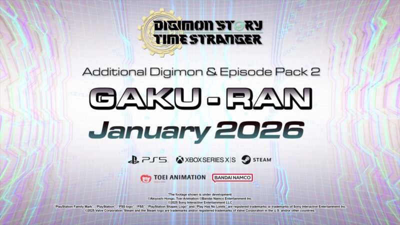 Digimon Story Time Stranger BAN-TYO Group GAKU-RAN DLC release image
