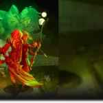 Demon Kill Demon ~Yomi 1984~ key visual showing two students in the Yomi underworld