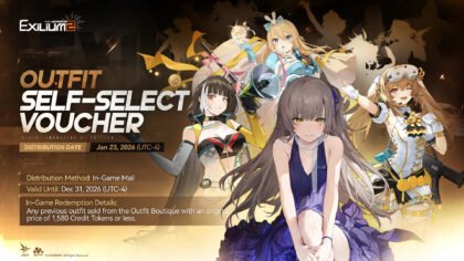 Girls’ Frontline 2: Exilium Outfit Self-Select Voucher event banner