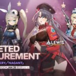 The official Targeted Procurement banner for Lewis, Sharkry, and Nagant featured in the Lewis GFL2 guide.
