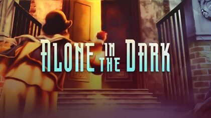 Alone in the Dark Trilogy free on GOG key art showing Edward Carnby entering the Derceto mansion.