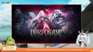 The official promotional banner for the Girls' Frontline 2 Corposant themed event as revealed during the Beilan Island Episode 12 broadcast.