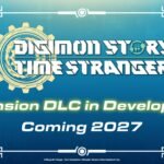 Official announcement graphic for the Digimon Story: Time Stranger expansion DLC coming in 2027