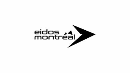 The official logo for Eidos Montreal on a white background following the Eidos Montreal layoffs impacting 124 employees.
