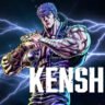 Kenshiro standing powerfully with lightning in a neon-lit South Town, announcing him as a Fatal Fury: City of the Wolves Season 2 DLC character.