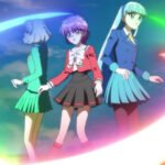 Hikaru, Umi, and Fuu standing together in the Magic Knight Rayearth anime reboot teaser.