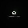 The official logo for the Project Helix Xbox announcement centered on a black background.