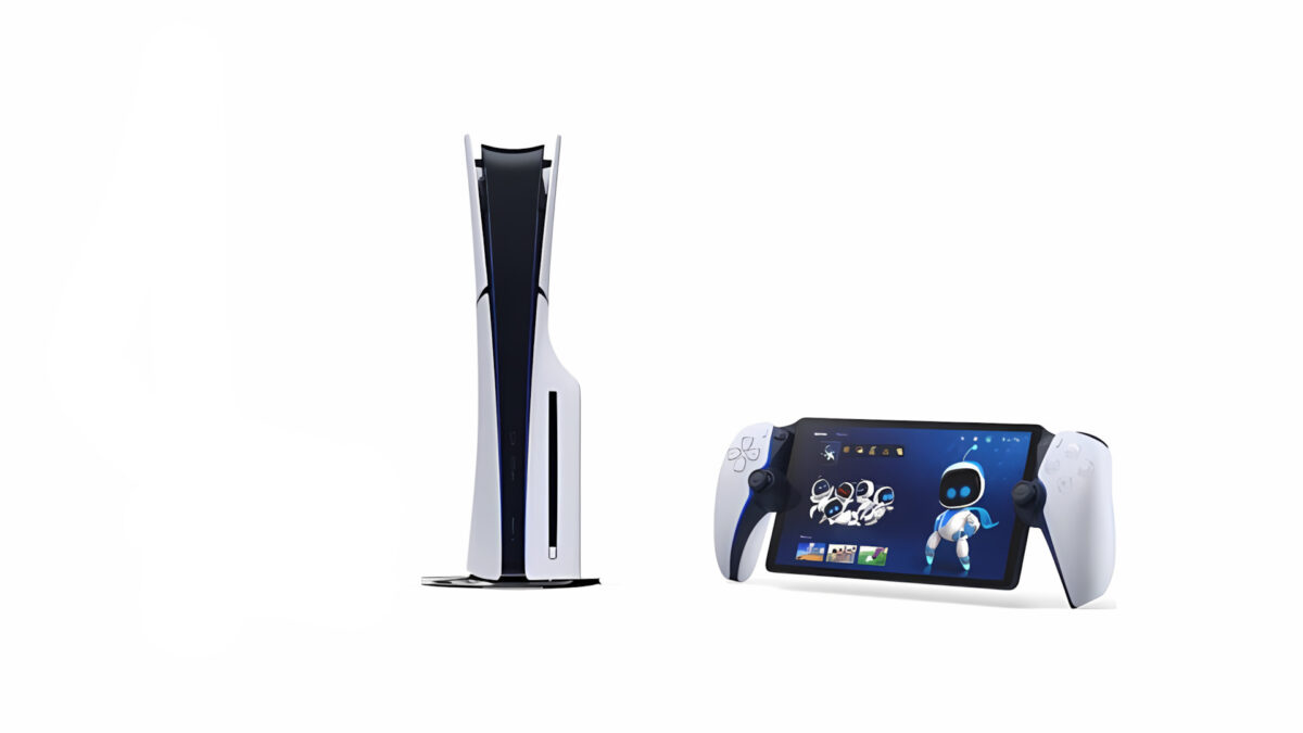 A high-resolution upscaled graphic featuring the PlayStation 5 hardware models and accessories affected by the PS5 Price Increase.