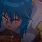 The official key visual for Science Saru The Ghost in the Shell featuring Motoko Kusanagi in the original manga art style.