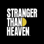 The Stranger Than Heaven RGG Studio interview logo featuring white text and a yellow half moon on a black background.