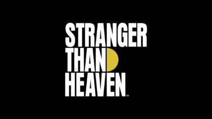 The Stranger Than Heaven RGG Studio interview logo featuring white text and a yellow half moon on a black background.