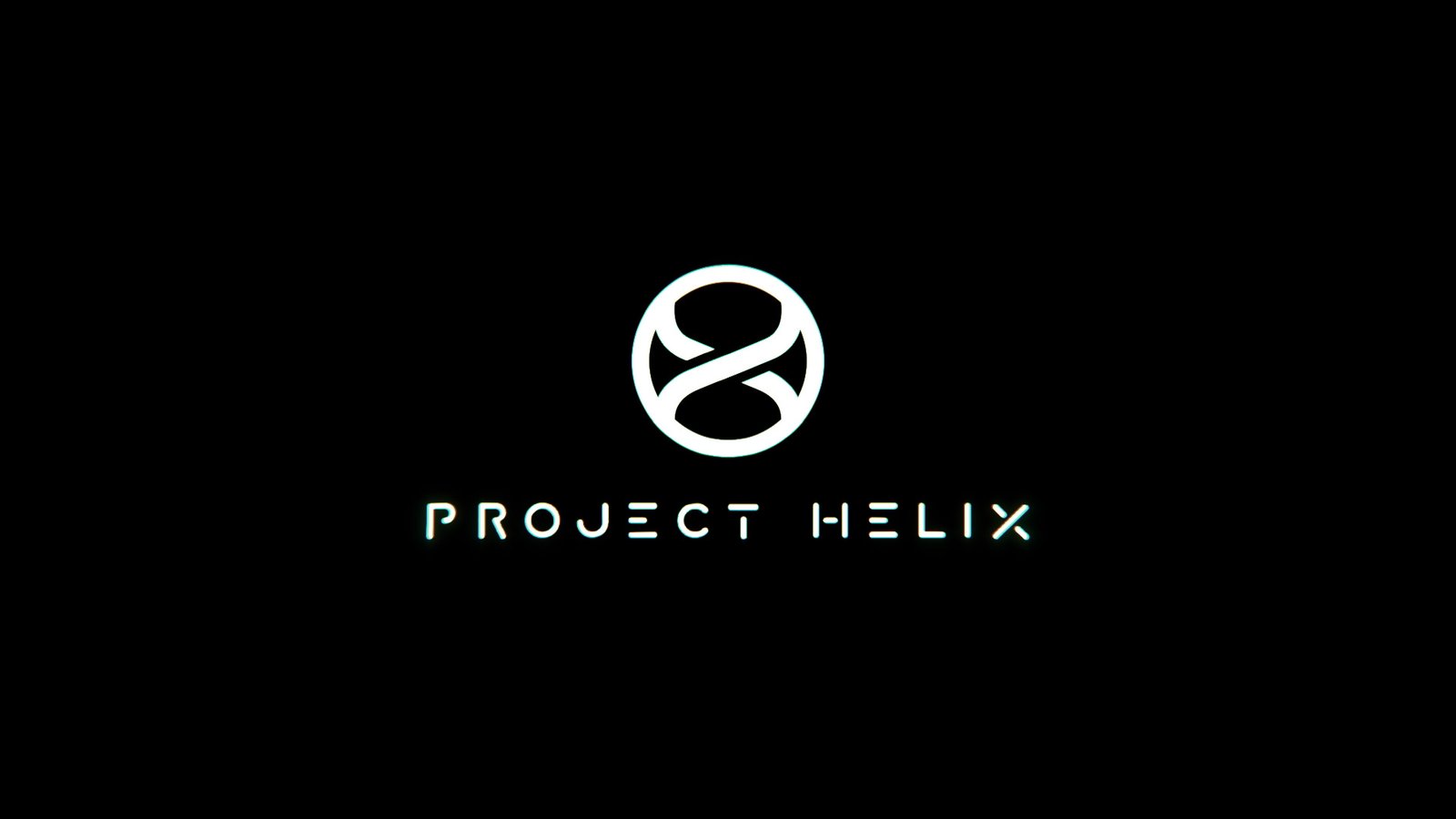 The official white Xbox Project Helix logo on a black background, representing the next generation of Xbox hardware.