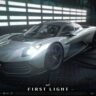 007: First Light Switch 2 delay announcement showing the silver Aston Martin in a dark garage.