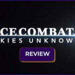 The featured image for our Ace Combat 7: Skies Unknown Review showing the game logo and site review badge