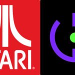 Side-by-side display of the Atari and Implicit Conversions logos following the Atari Implicit Conversions acquisition announcement.