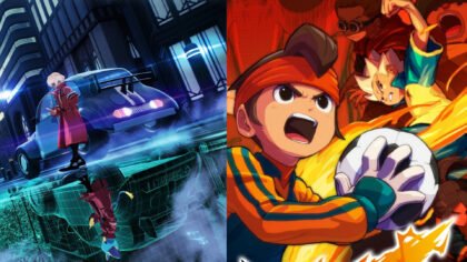 LEVEL-5 Vision 2026 updates split key art for Inazuma Eleven RE and DECAPOLICE showing the new platforms.