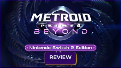 Official cover art for our Metroid Prime 4: Beyond review highlighting the Nintendo Switch 2 edition.