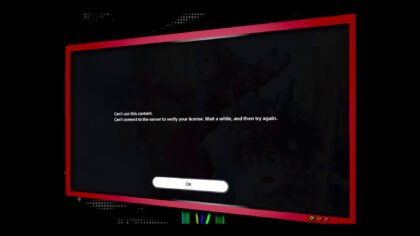 PS5 digital game lockout error screen during offline verification test