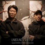 Shift Up Fully Acquires Unbound featuring CEOs Hyung-Tae Kim and Shinji Mikami posing in front of the studio logo after the announcement.